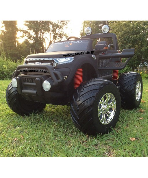 4x4 Ford Ranger Monster Truck Painting Black Matt Luxury Edition with 2.4G R/C under License