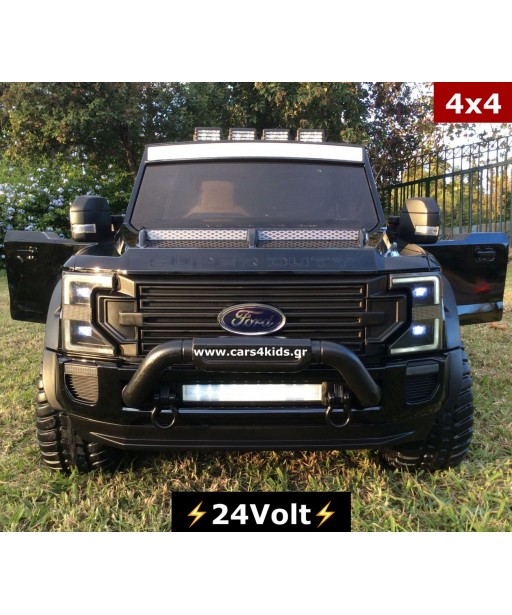 24Volt Ford Super Duty 4x4 Painting Black with 2.4G R/C under License