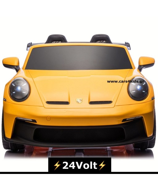 24Volt Porsche 911 GT3 Yellow with 2.4G R/C under License