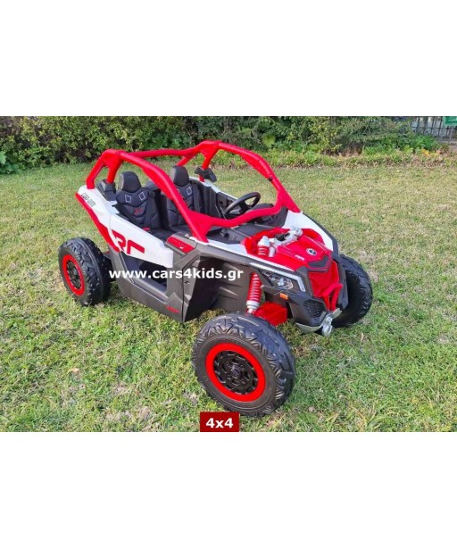 24Volt Can Am Maverick 4x4 Painting Red under License